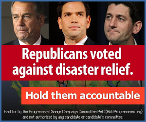 Republicans voted against disaster relief