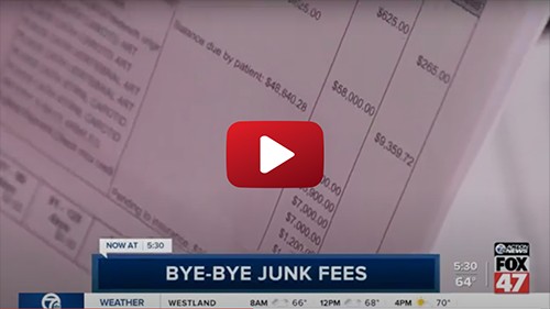 Fox Lansing coverage of junk fees event