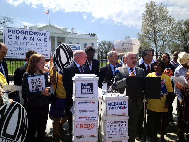 Rep. Marc Pocan speaks out against Chained CPI in the president's budget.