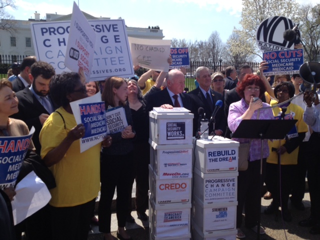 PCCC member Phyllis Zolotorow  discusses how she will be affected by cuts to Social Security payments.