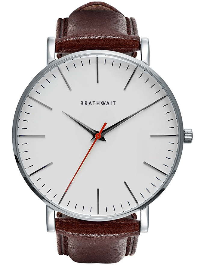 Slim Wrist Watch Minimalist Design Brathwait