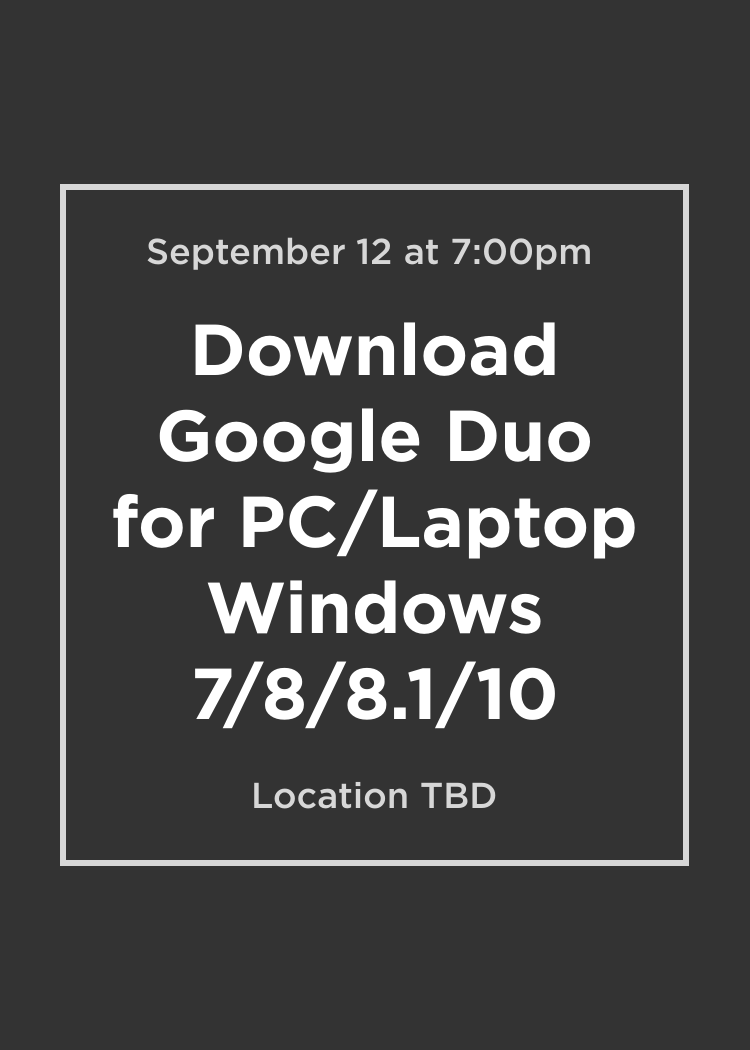 download google duo for laptop windows 10