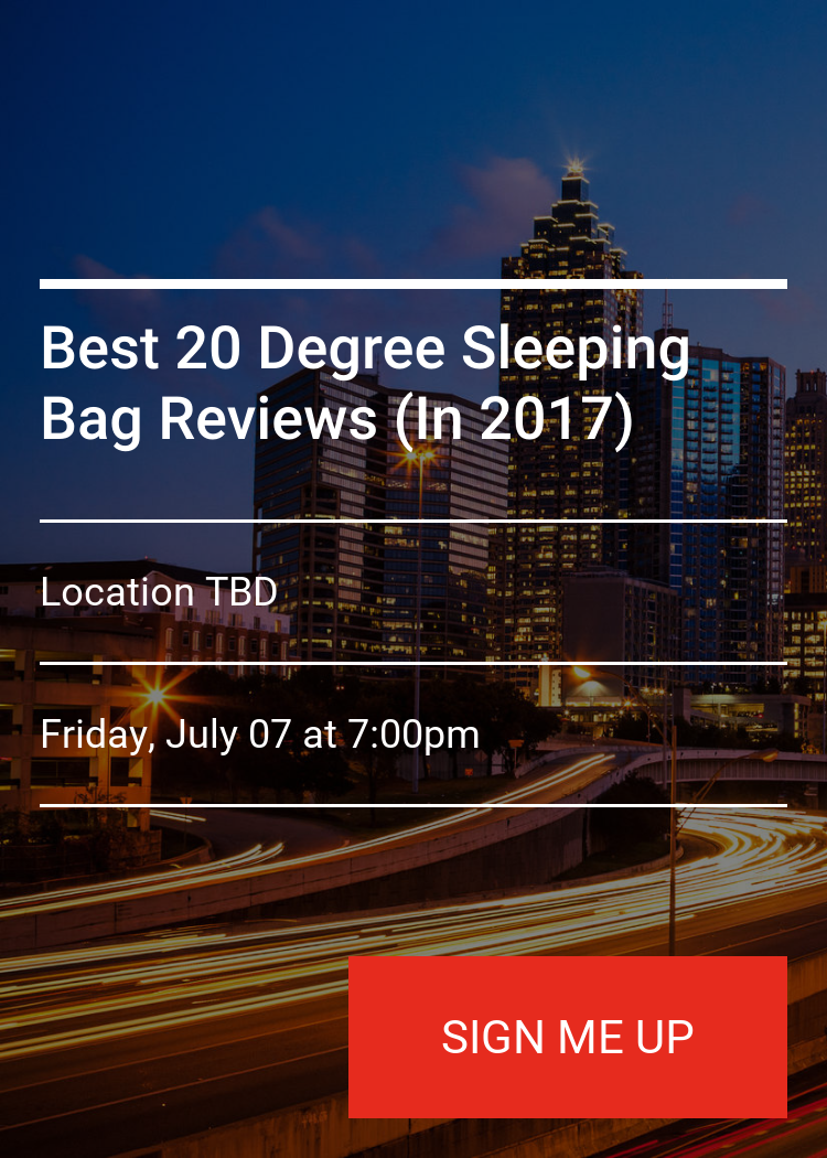 best 20 degree sleeping bag for backpacking