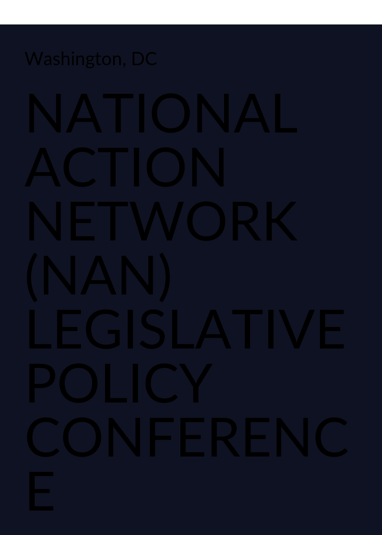 National Action Network (NAN) Legislative Policy Conference Splash