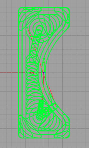 High Speed Machining (HSM) Toolpath