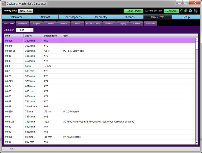 Machinist's Handbook Software