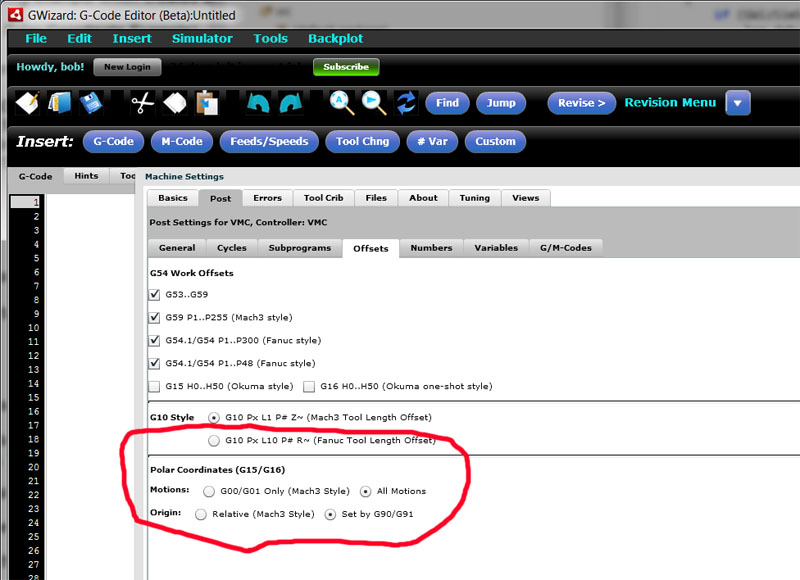 GWE Polar Coordinates