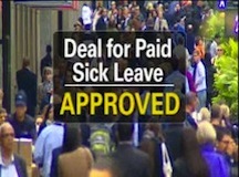 Deal for Paid Sick Leave: Approved