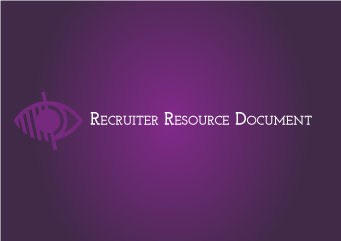 recruiter resource document