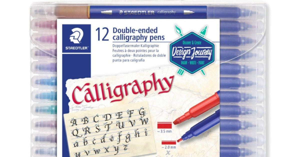 eTukuri Products Staedtler 12 DoubleEnded Calligraphy Pens