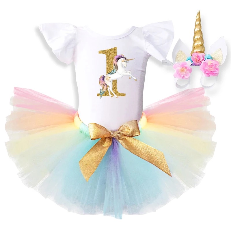 unicorn dress for one year old