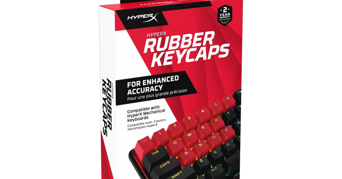eTukuri - Products | HyperX RUBBER KEYCAPS - 19 KEYCAPS - (Blue/Pink/Red)