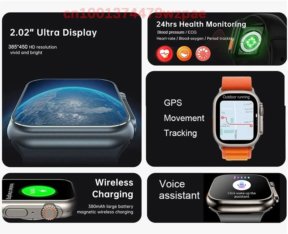 eTukuri - Products | T800 Ultra Smart Watch Wireless Charging