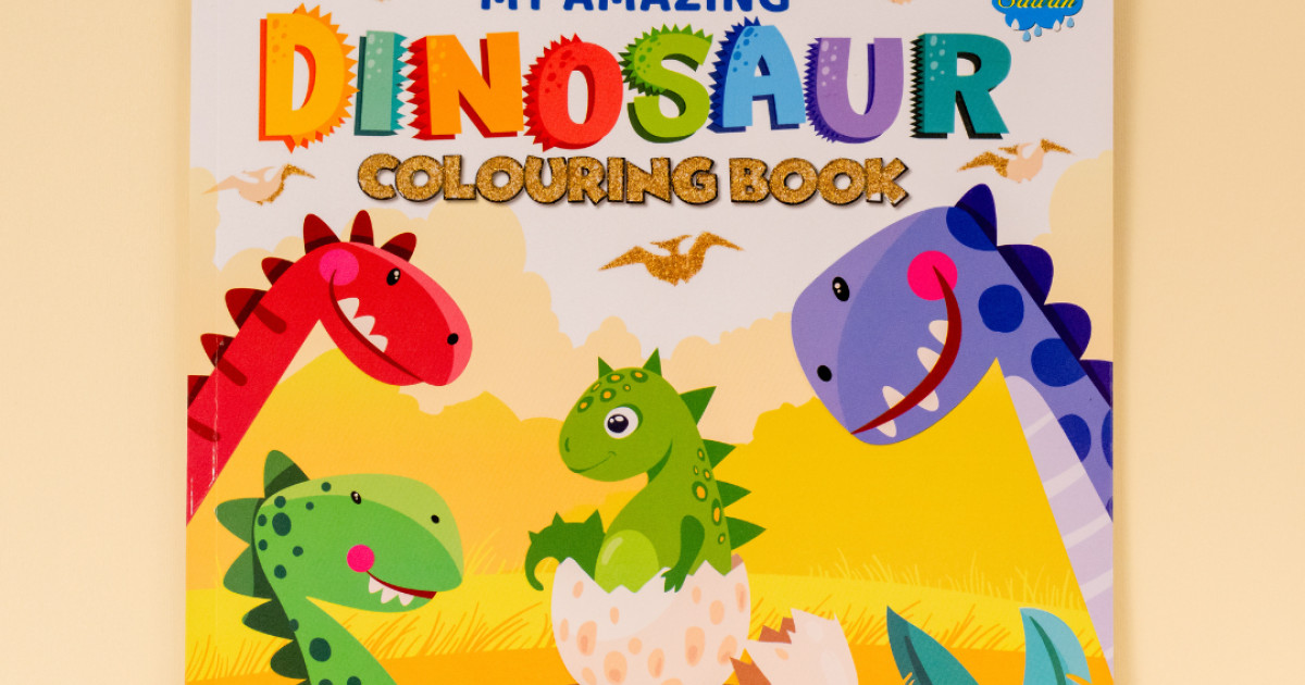 eTukuri - Products | My Amazing Dinosaur Colouring Book