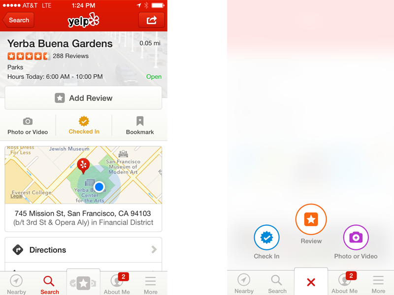 Yelp Video Reviews Screenshot