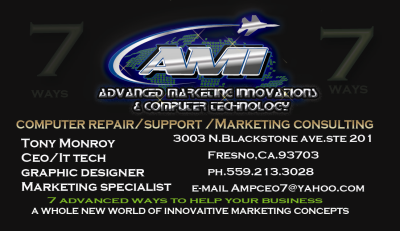 Advanced Marketing &amp; Computer Tech Logo