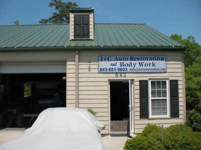 J &amp; C Auto Restoration &amp; Body Work Logo