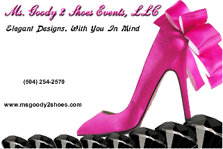 Ms. Goody 2 Shoes Events, LLC Logo