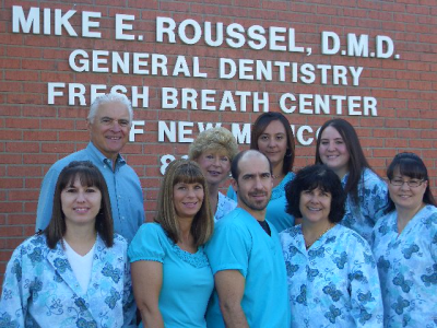 Mike E. Roussel D.M.D Fresh Breath Center of New Mexico Logo