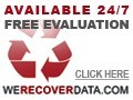 WeRecoverData.com Data Recovery Labs Logo