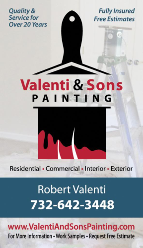 Valenti &amp; Sons Painting Logo