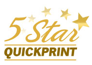 5 Star Quckprint.com Logo