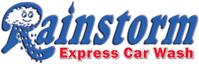Rainstorm Car Wash Logo