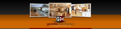 Granite Mechanics, LLC with TGM Cabinet Logo