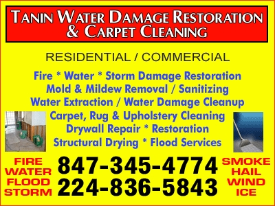 Tanin Carpet Cleaning, Water Damage Restoration, Mold Remediation Logo