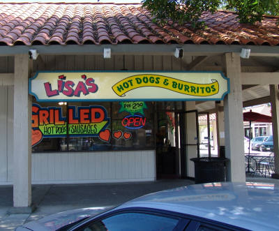 Lisa's Hot Dogs and Burritos Logo