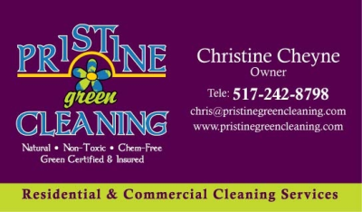 Pristine Green Cleaning Logo