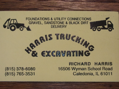 Harris Trucking &amp; Excavating Logo