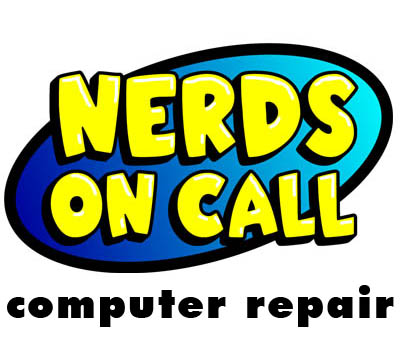 Nerds On Call Computer Repair Logo