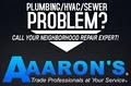 A-Aron's Plumbing Heating &amp; Cooling Logo