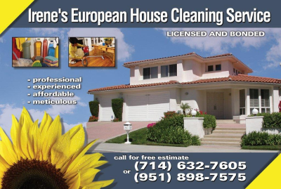Irene's European House Cleaning Service Logo