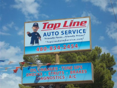 Top Line Auto Service Logo