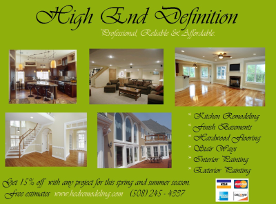 High End Definition Remodeling Logo