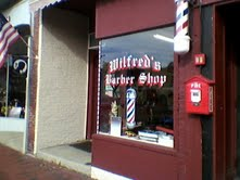 Wilfred's Barber Shop Logo