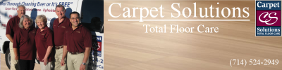 Carpet Solutions and Total Floor Care Logo