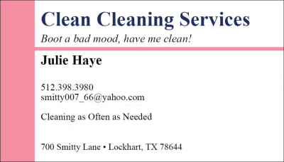 Clean Cleaning Services Logo