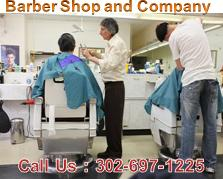 Barber Shop &amp; Company Logo