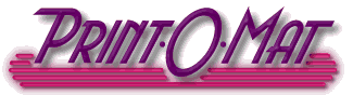 Print-O-Mat Logo