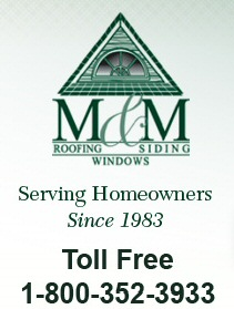 M &amp; M Roofing, Siding &amp; Windows Logo