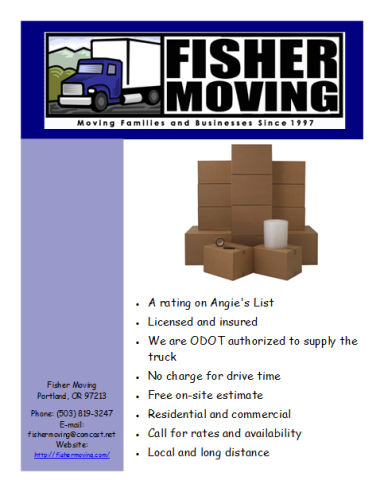 Fisher Moving Logo