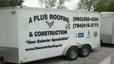 A Plus Roofing &amp; Construction Logo
