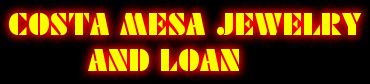 A Costa Mesa Jewelry &amp; Loan Logo