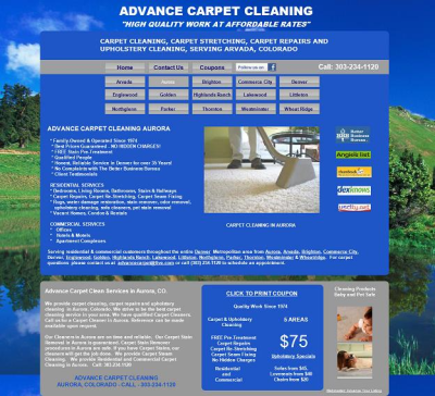 Advance Carpet Clean Denver Logo