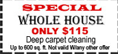 To Get The Best Carpet Cleaning Services &amp; The Lowest Price Logo