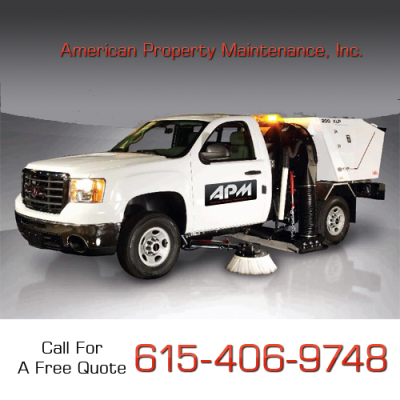 American Property Maintenance - Nashville Parking Lot Sweeping Logo