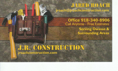 J.R. Construction Logo